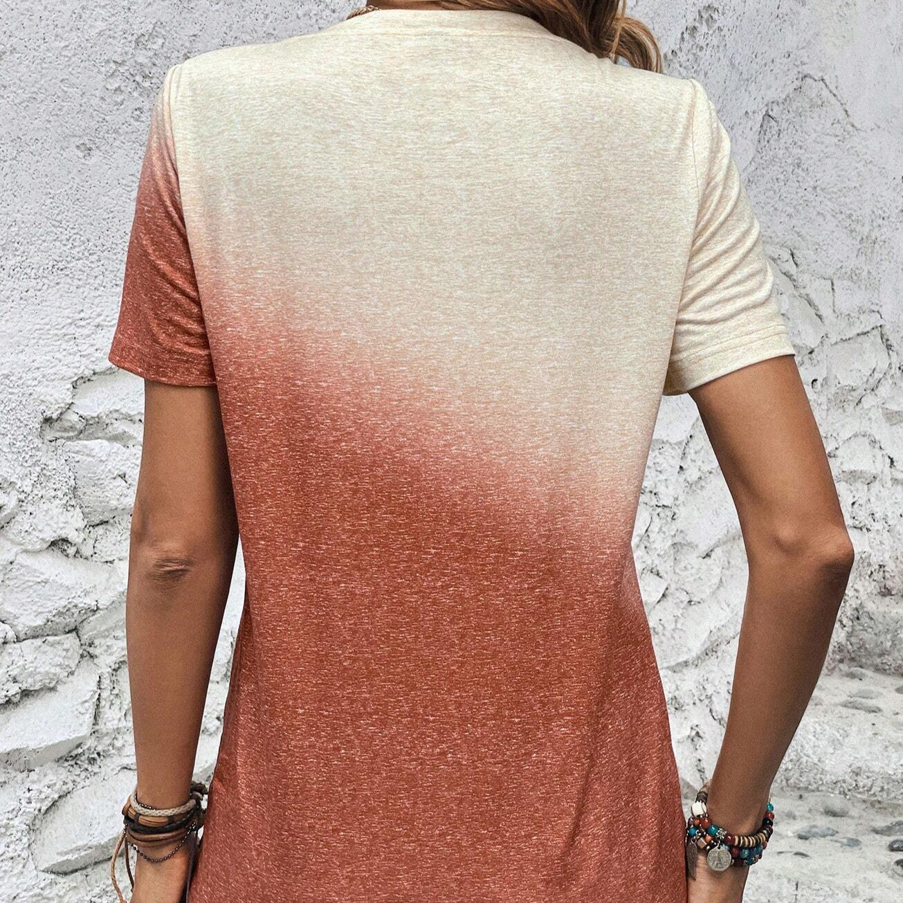 Women's Gradient Short Sleeve T-Shirt