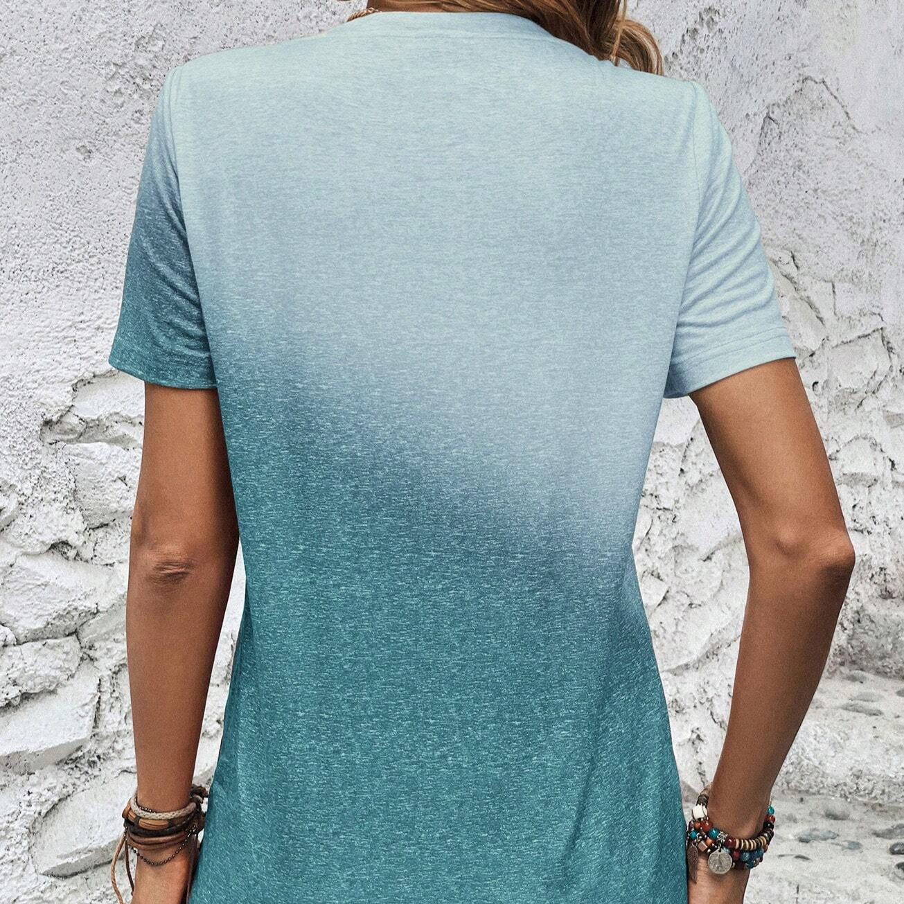 Women's Gradient Short Sleeve T-Shirt