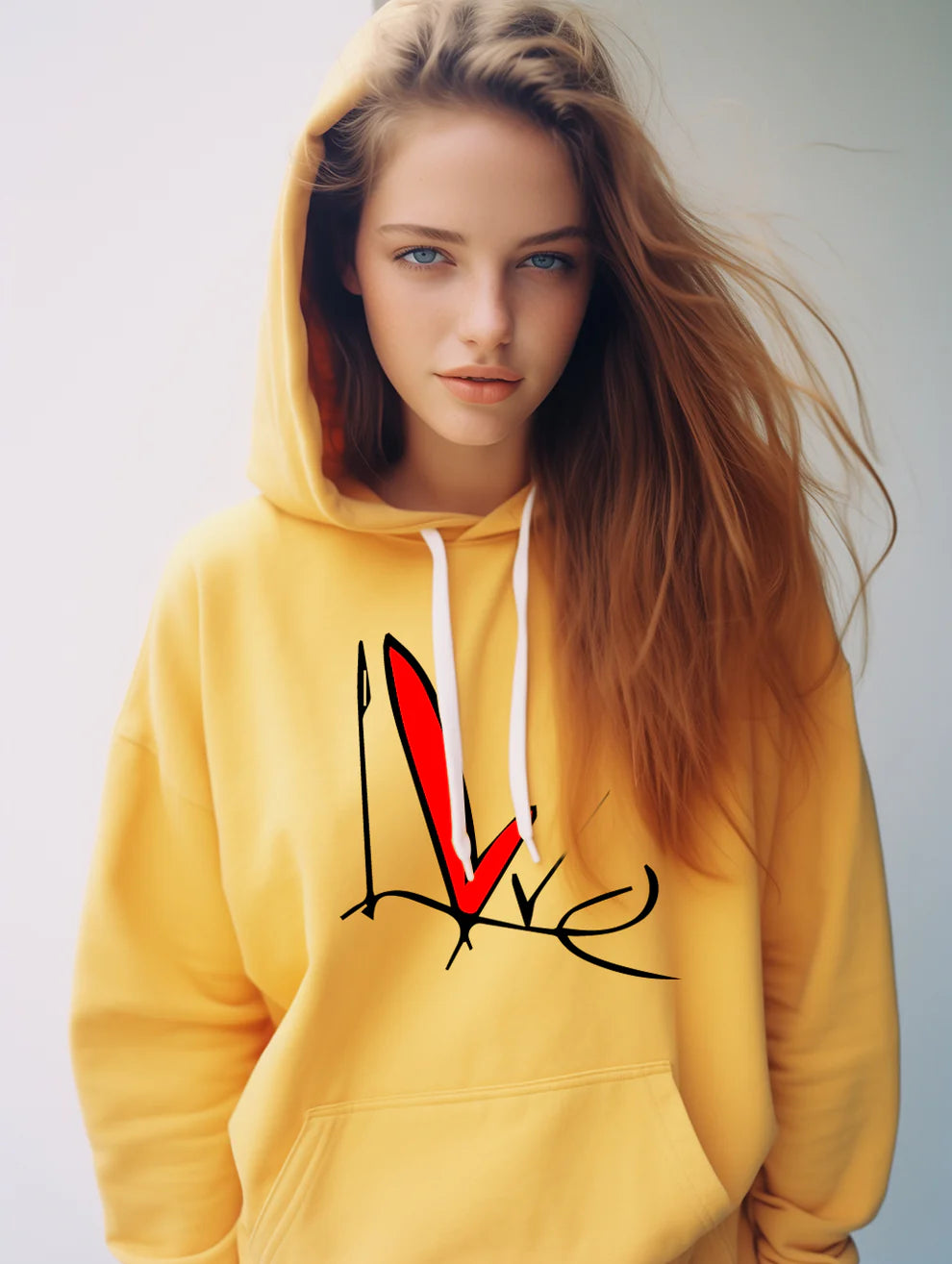 "Colorful Love "Pullover Hoodie