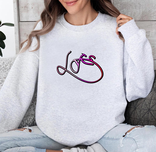 LOVE Design Pullover Hoodie