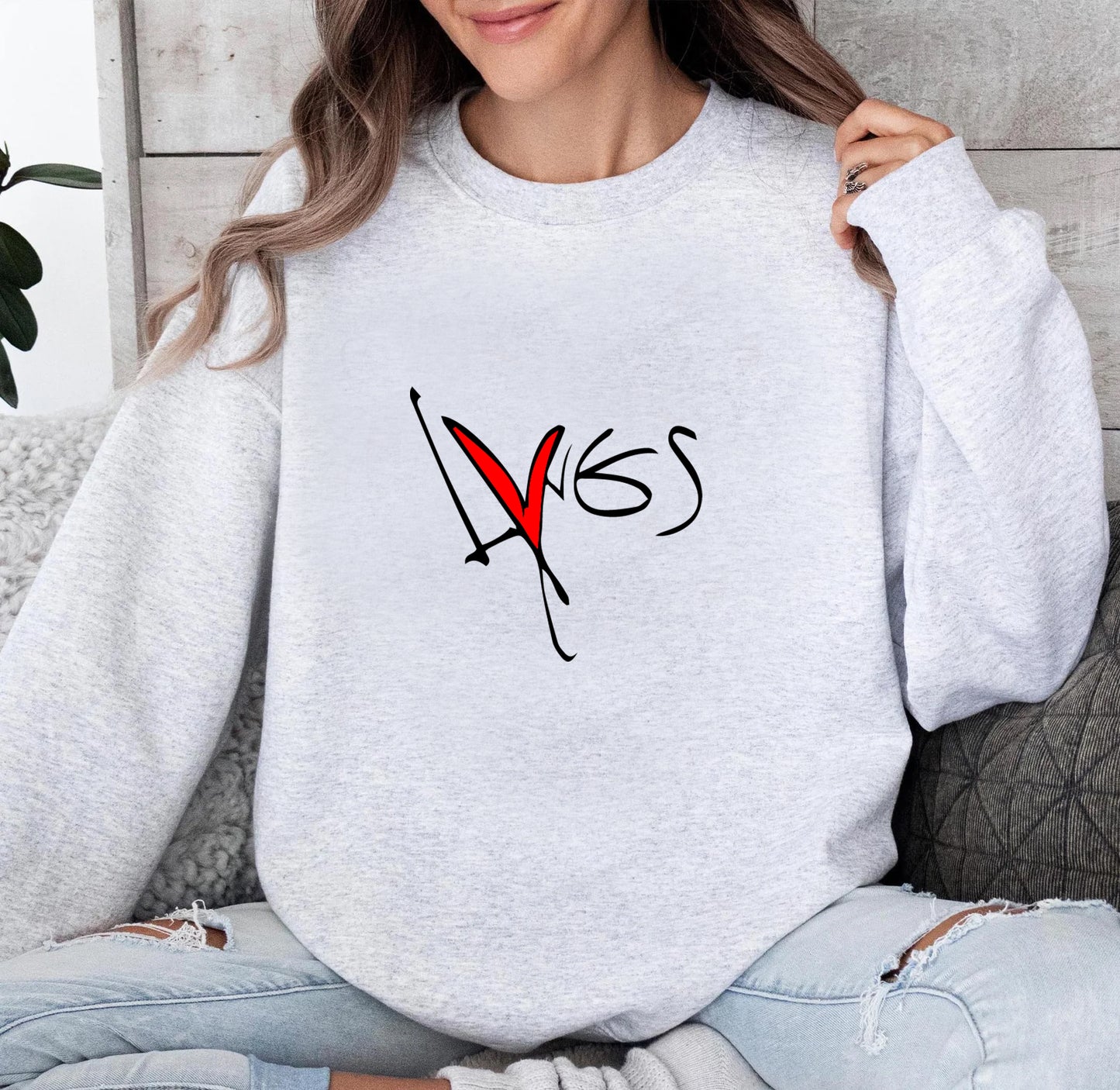 Women's Hoodies Pullover Cute Heart Sweatshirts