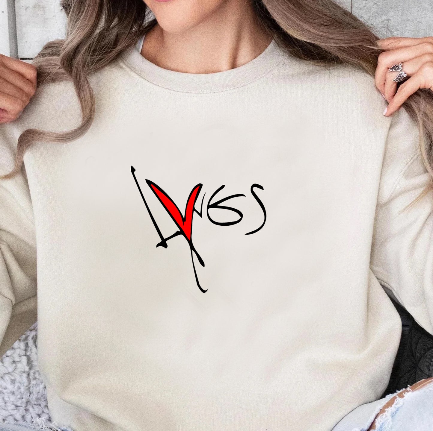 Women's Hoodies Pullover Cute Heart Sweatshirts