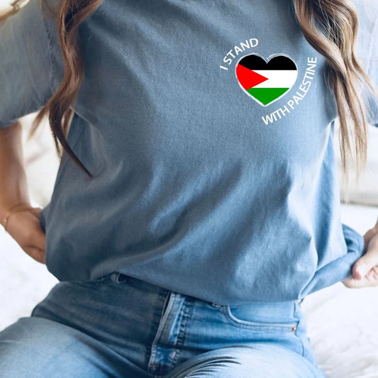 I Stand With Palestine shirt，For parade t-shirt