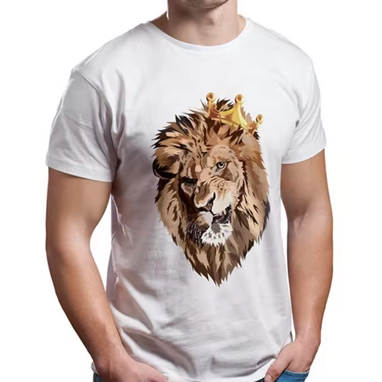 Classic 3D digital Printing Knit 180gsm Cotton Custom Men T Shirts