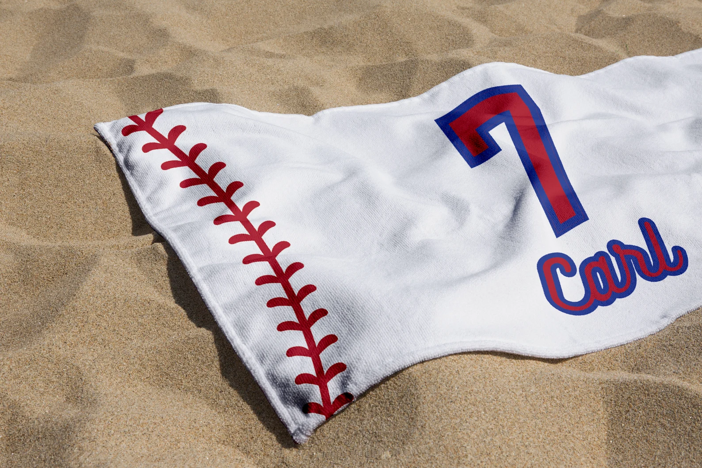 Baseball Custom Towel - Beach Towel