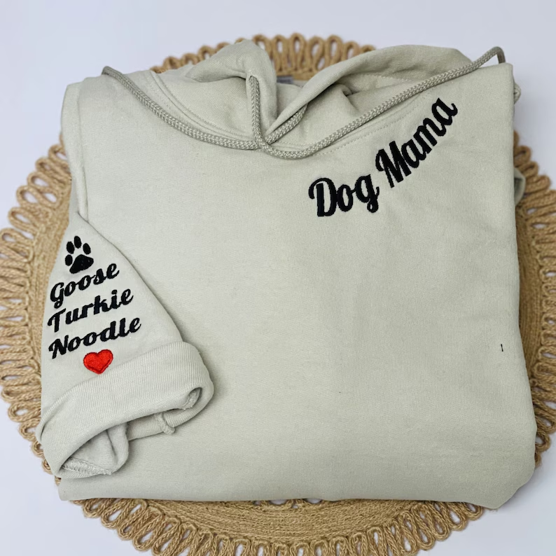 Custom Embroidered Mama Sweatshirt