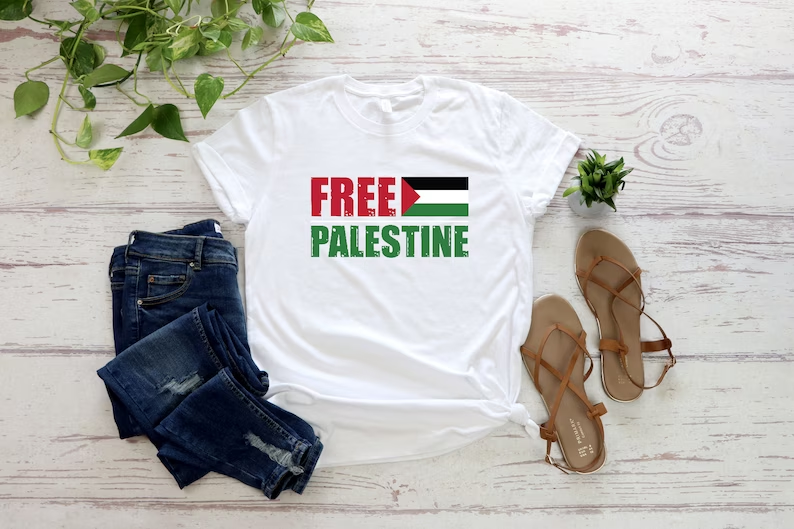 Free Palestine Flag Shirt Stop the Genocide Palestinian Lives