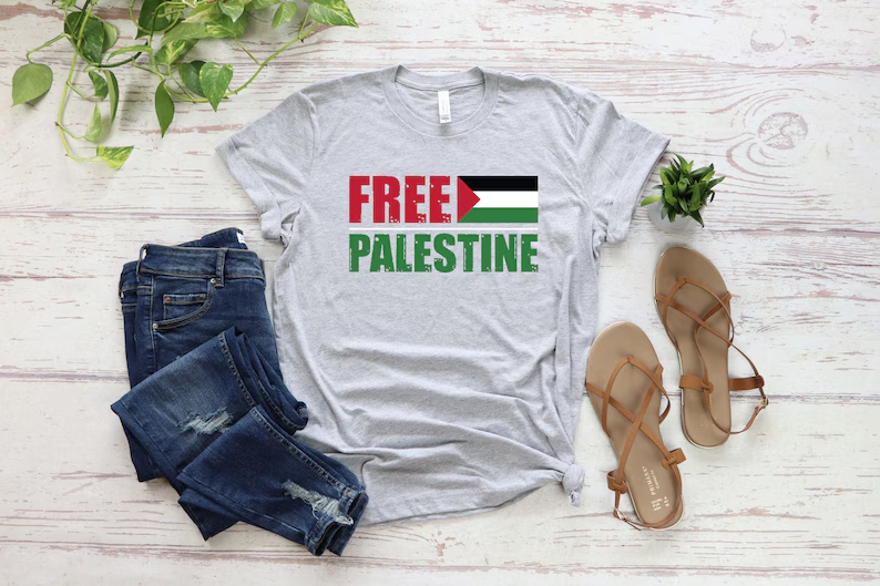 Free Palestine Flag Shirt Stop the Genocide Palestinian Lives