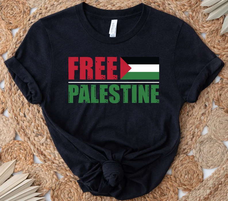 Free Palestine Flag Shirt Stop the Genocide Palestinian Lives