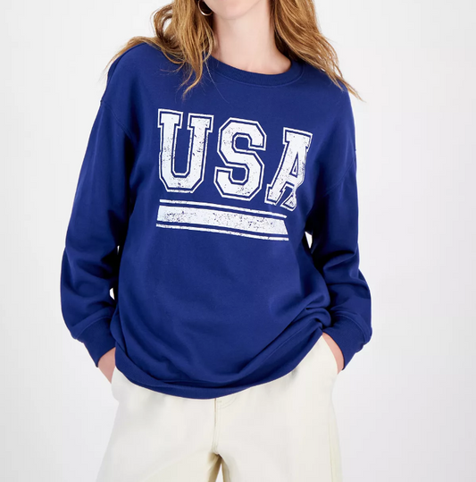 Juniors' USA Graphic Sweatshirt