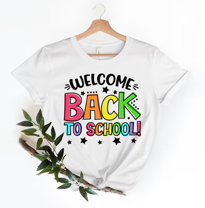 1st day of school,Welcome Back To School Shirt ,Teacher Tee,Teacher Appreciation Tee