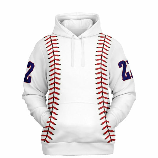 Personalizable Baseball Stitches Hoodie