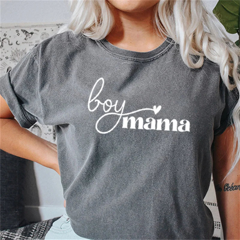 Custom Boy MAMA T-shirt