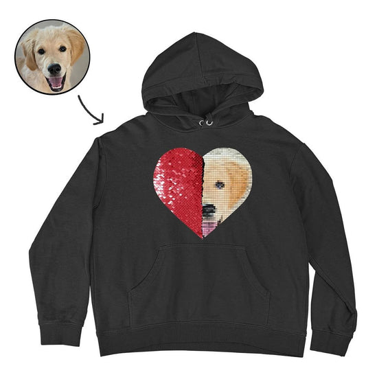 Custom Pet Photo Flip Sequin Shirt