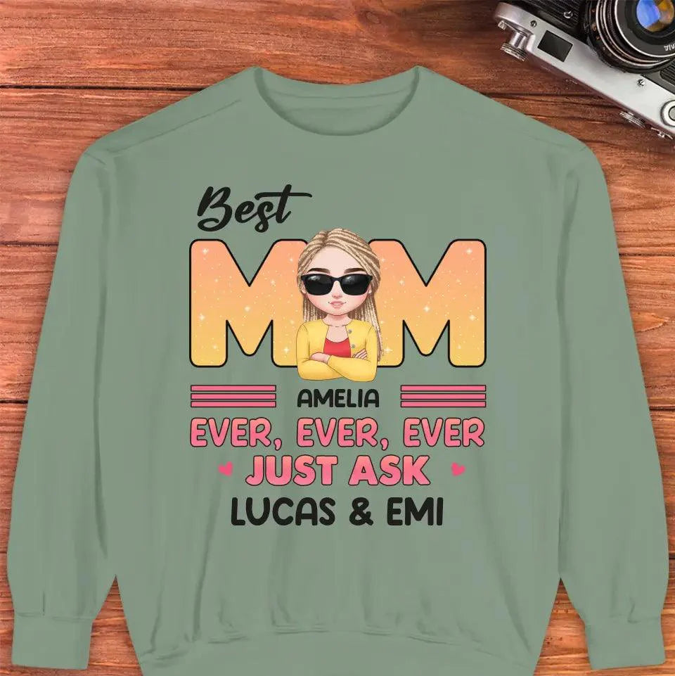 Best Mom Ever Ever Ever，Personalized Gifts For Mom