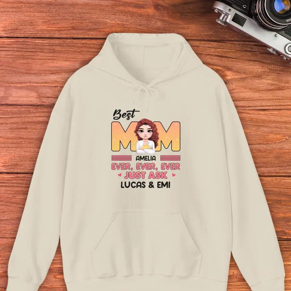 Best Mom Ever Ever Ever，Personalized Gifts For Mom