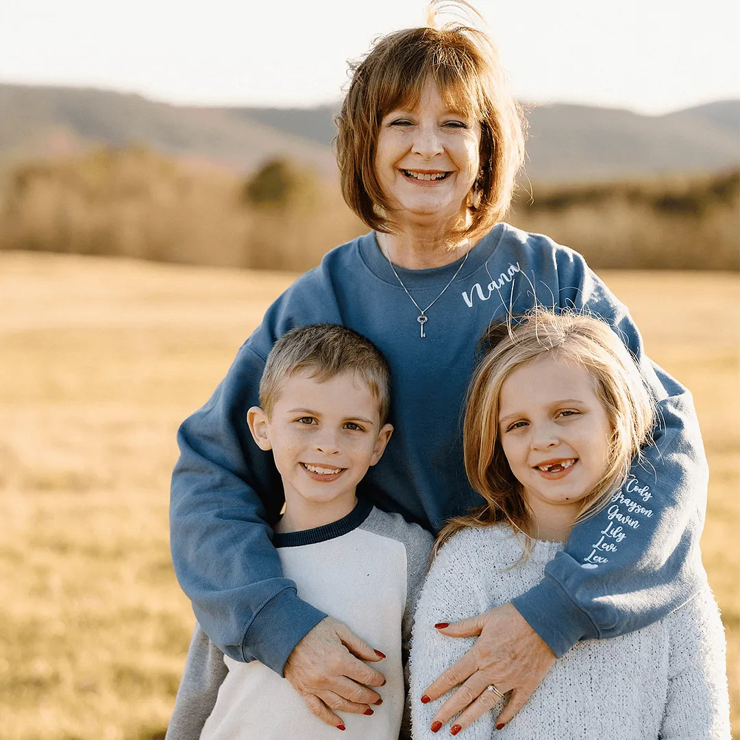 Custom Embroidered Mama Sweatshirt