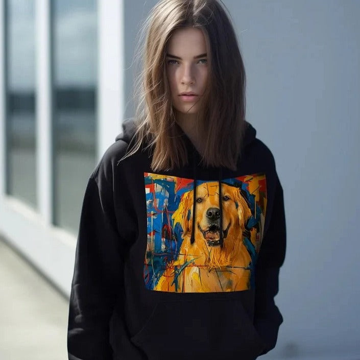 Customize Blue Funk  Graffiti Hoodie Sweatshirt