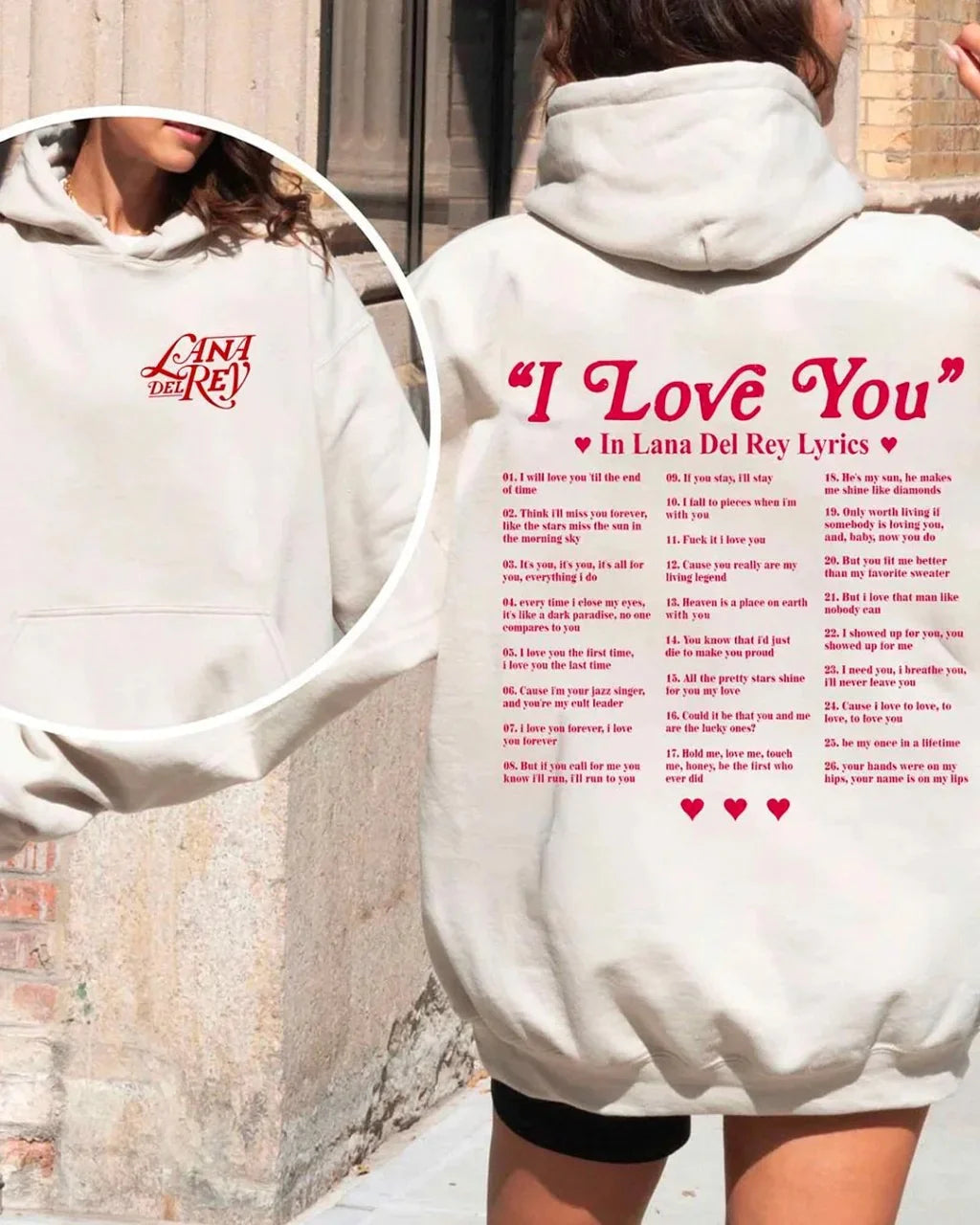 Lana Del Rey – I Love You Sweatshirts, Hoodie, T-shirt