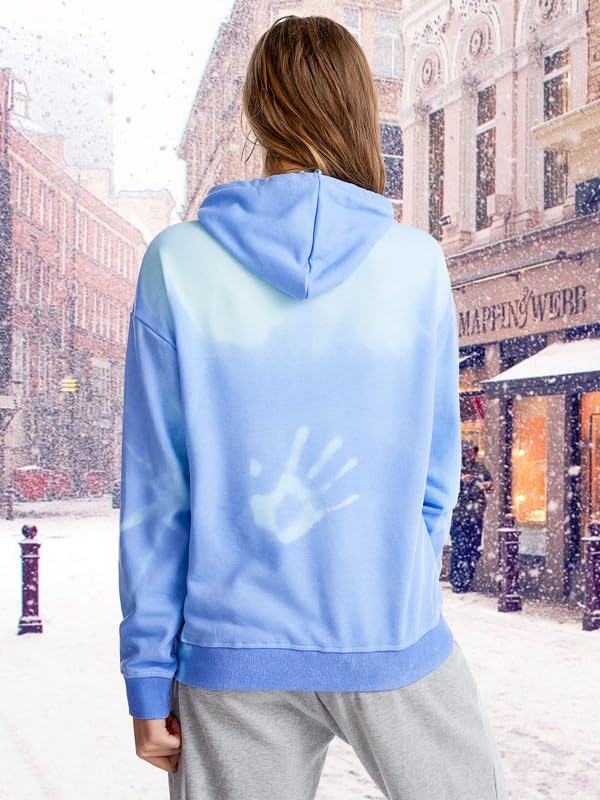 Unisex Adult Heat Reactive Color Changing Sweatshirt Hoodie for Men and Women