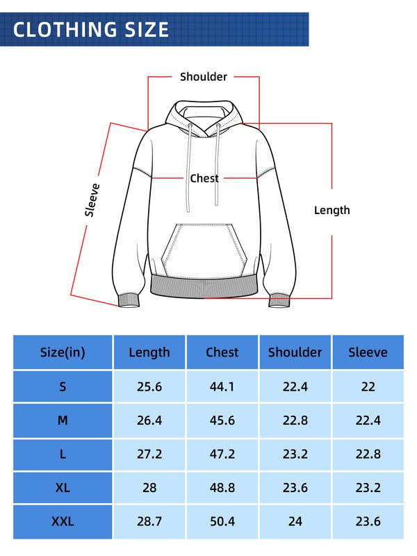 Unisex Adult Heat Reactive Color Changing Sweatshirt Hoodie for Men and Women