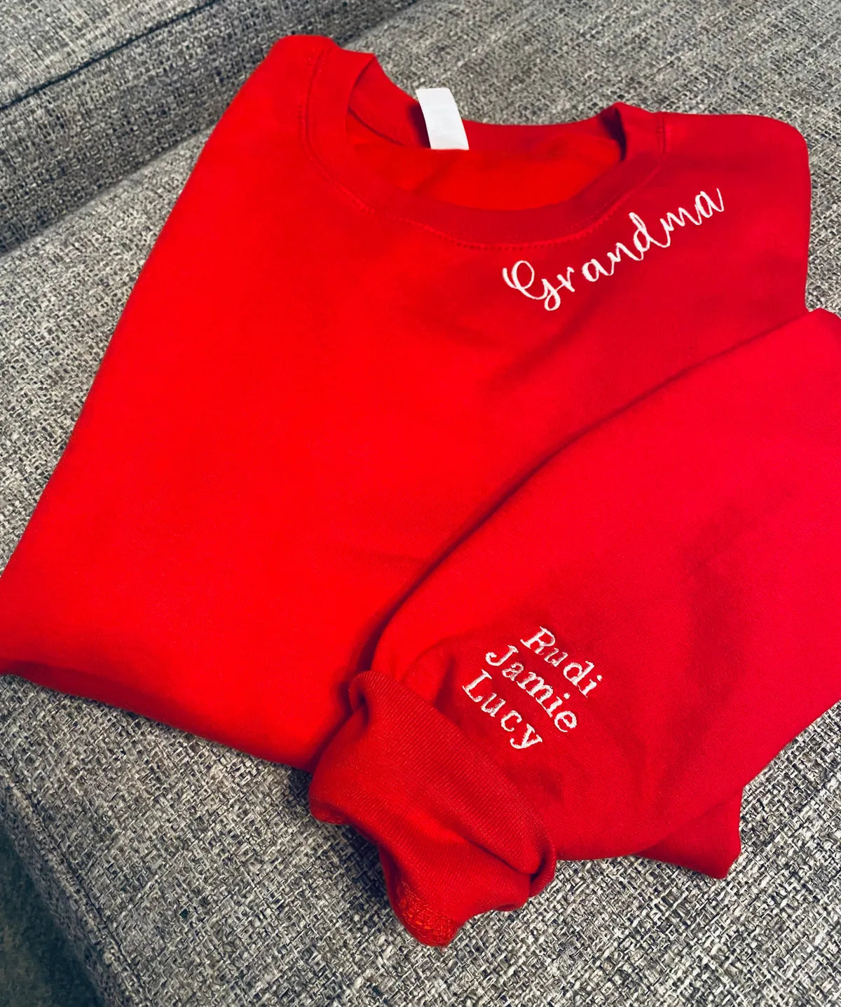 Custom Embroidered Mama Sweatshirt