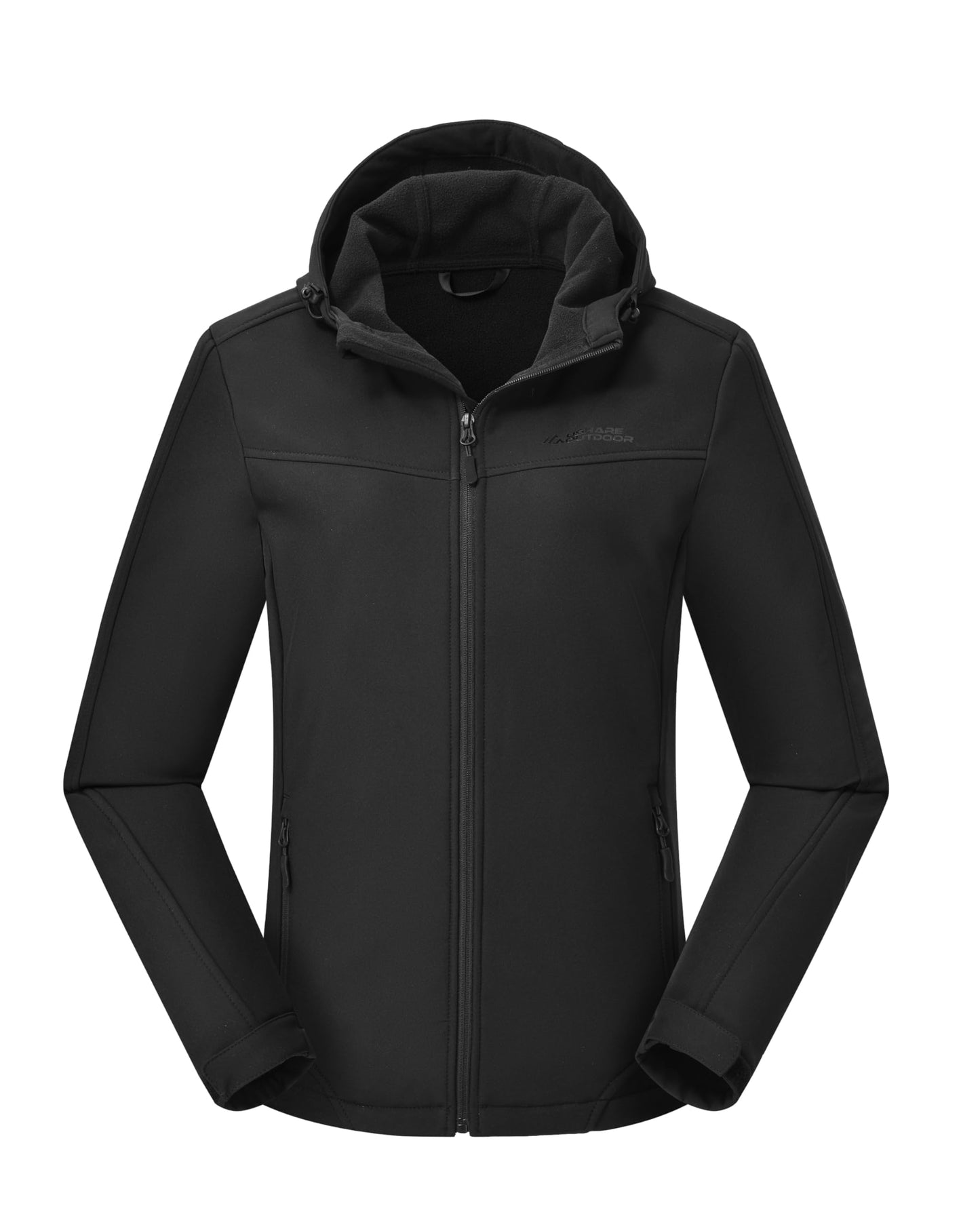 Women's Softshell Jacket Lightweight Fleece Lined Waterproof Coats Rain Jacket with Hood for Hiking Running