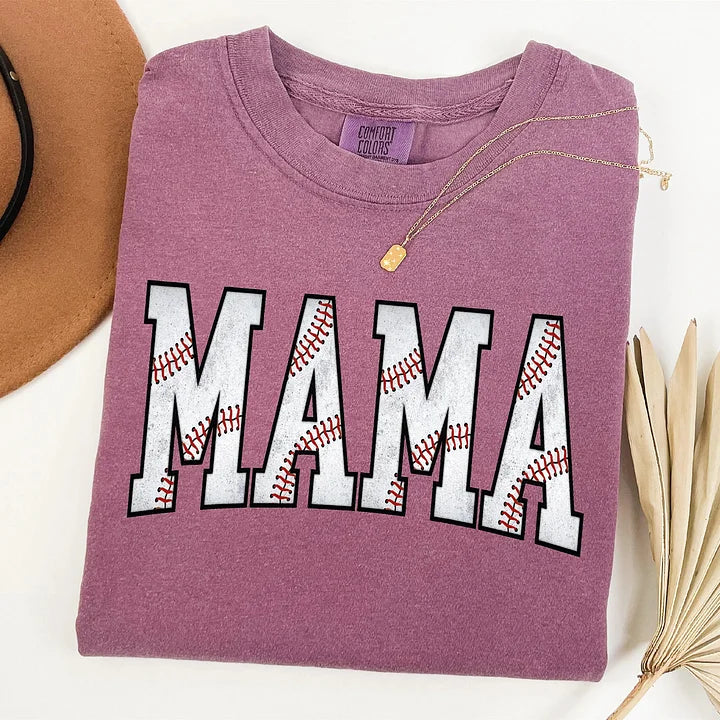 Cute Baseball Mama Shirt, Gift For Baseball Lover Mom Shirt