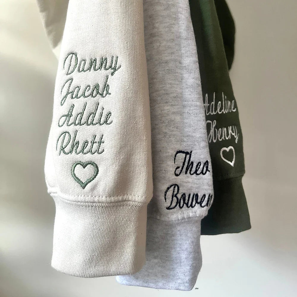 Custom Embroidered Mama Sweatshirt