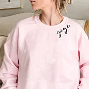 Custom Embroidered Mama Sweatshirt