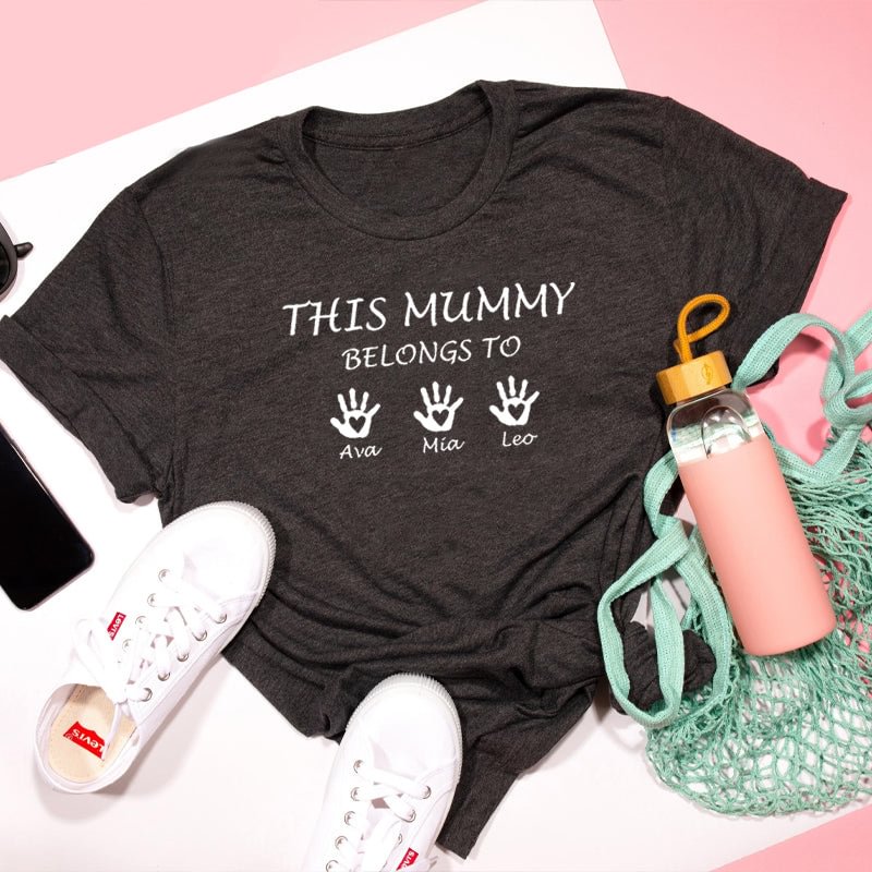 This Mummy Belongs, Custom Mama Sweatshirt,Mom Gift