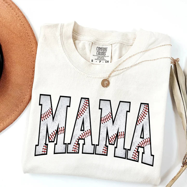 Cute Baseball Mama Shirt, Gift For Baseball Lover Mom Shirt