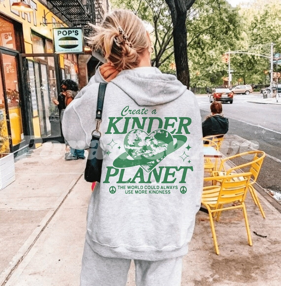 Create A Kinder Planet Sweatshirt, Earth Day Sweat