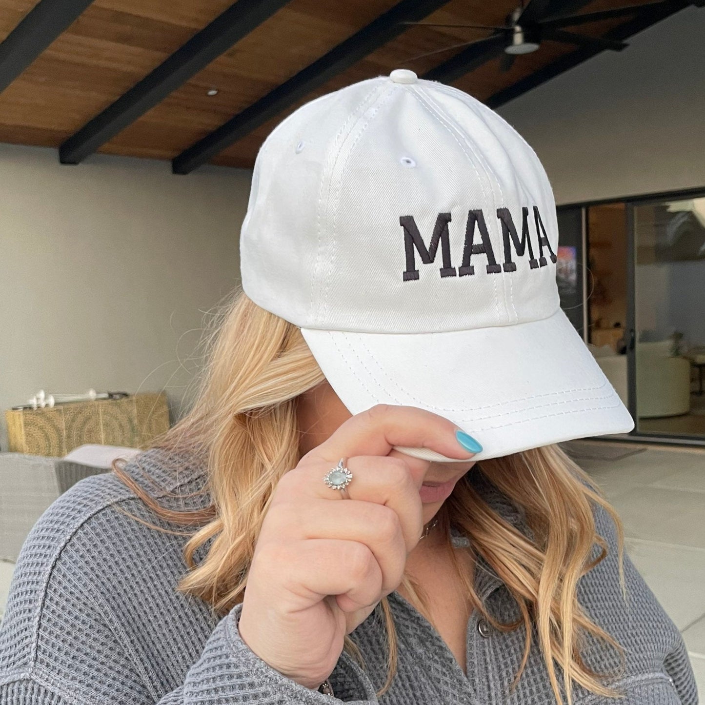 Customized Mama Papa Hat, Gift for Mom and Dad, Gift for Mother's Day