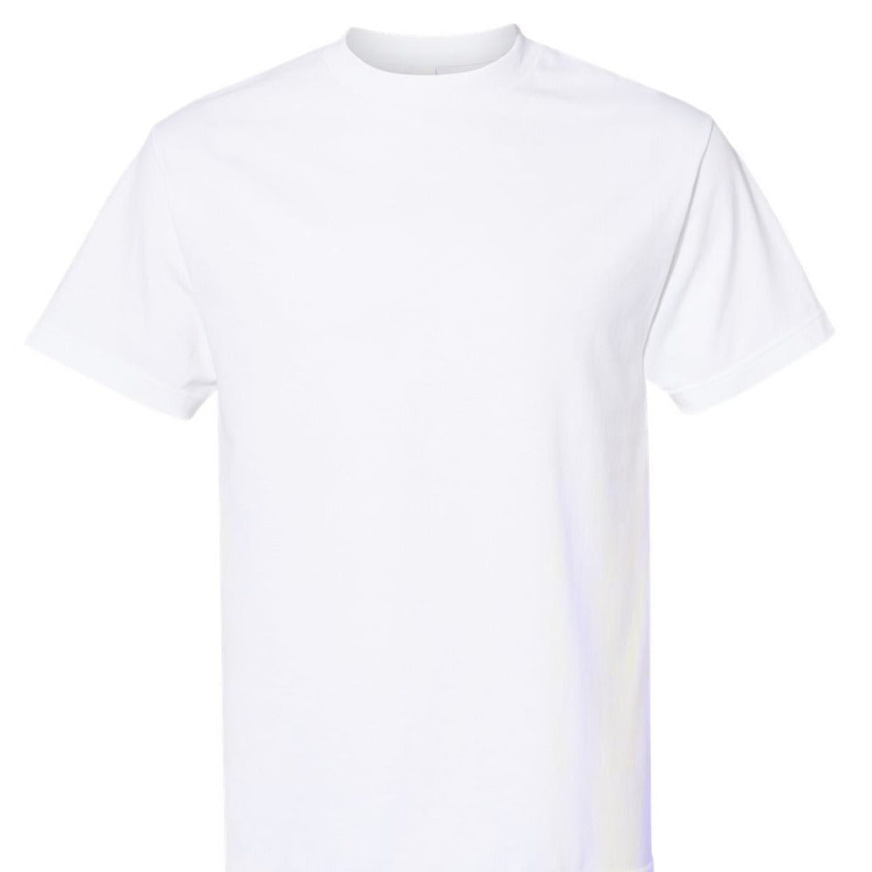 Super Soft Cotton White Crew T-shirt, Loose Fit Soft Multiple Colors