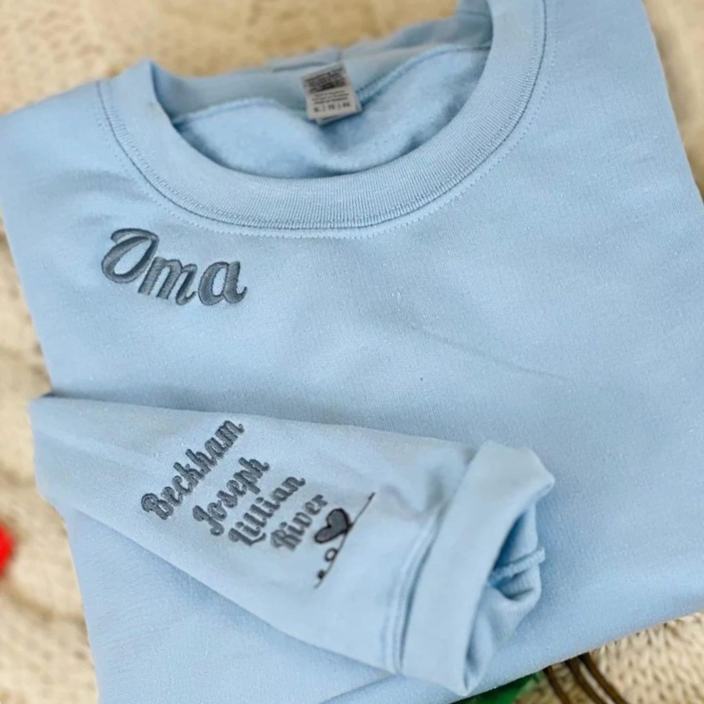 Custom Embroidered Mama Sweatshirt