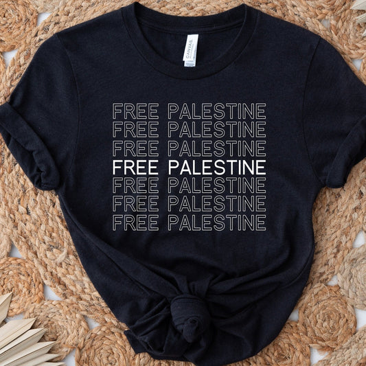 Free Palestine Shirt Stop the Genocide Palestinian Lives