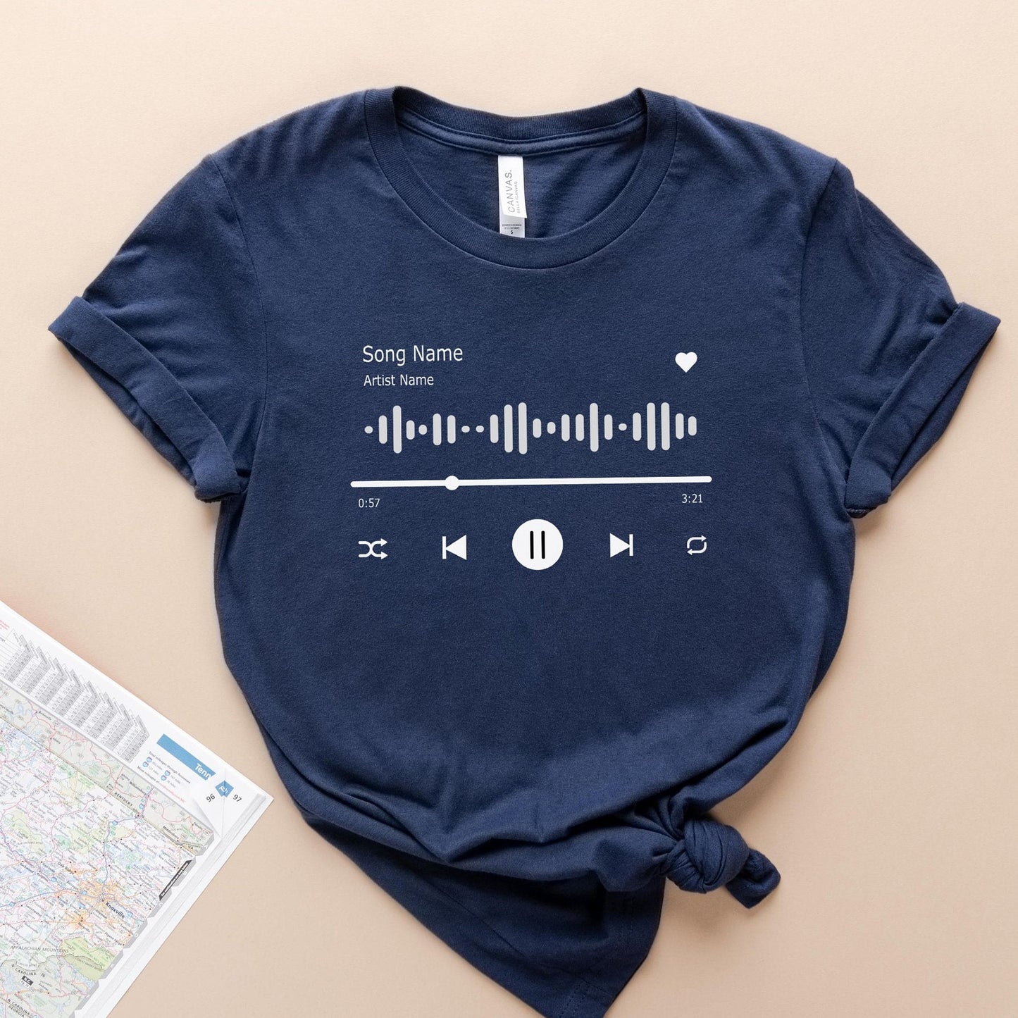 Custom Song Name Artist Name Shirt - Show Your Favorite Song And Artist