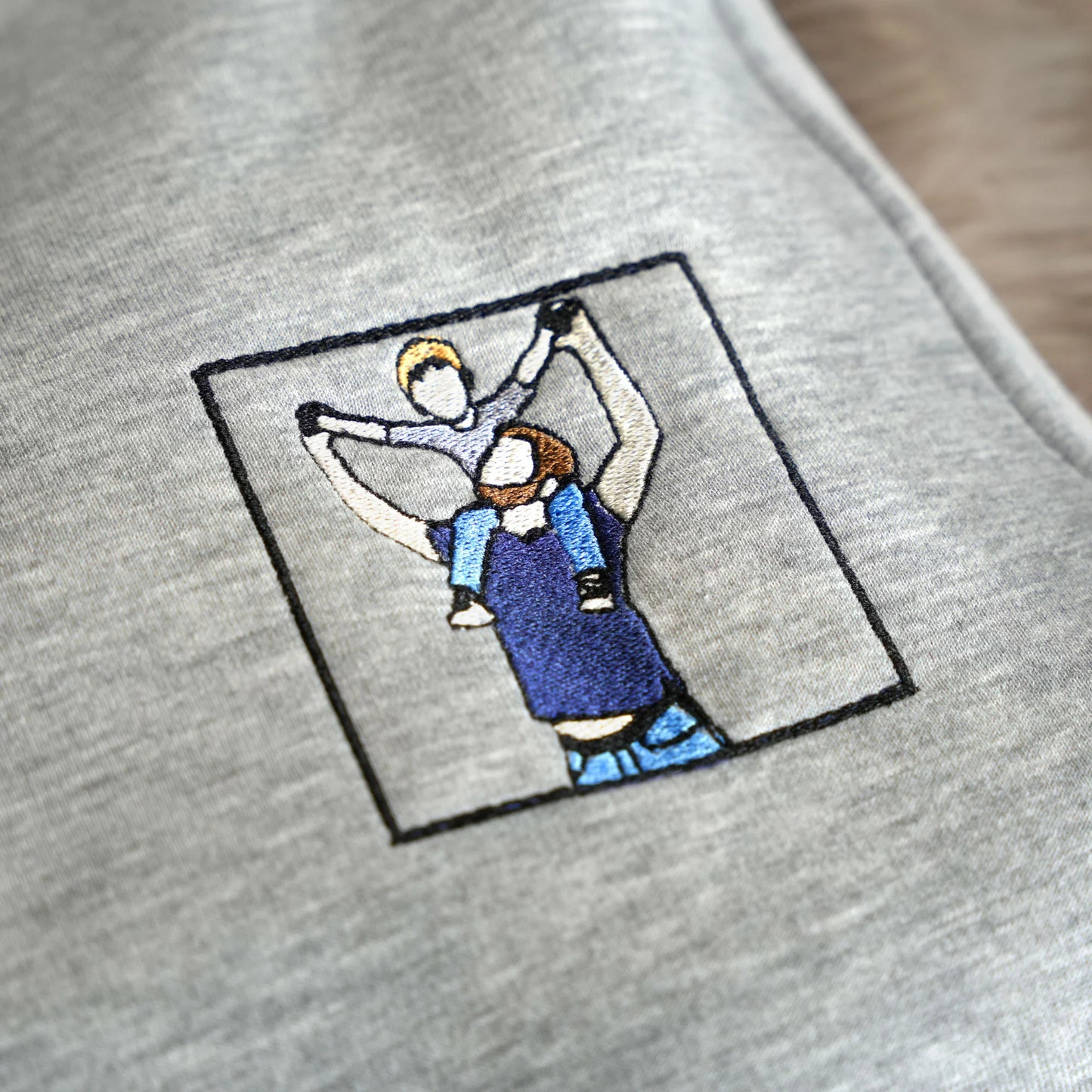 Custom Embroidered Portrait from Photo Sweatshirt