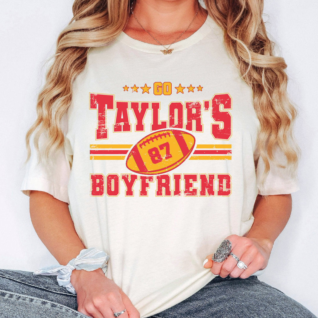 Go Boyfriend Shirt, Football Fans Shirt, Funny Football T-shirt