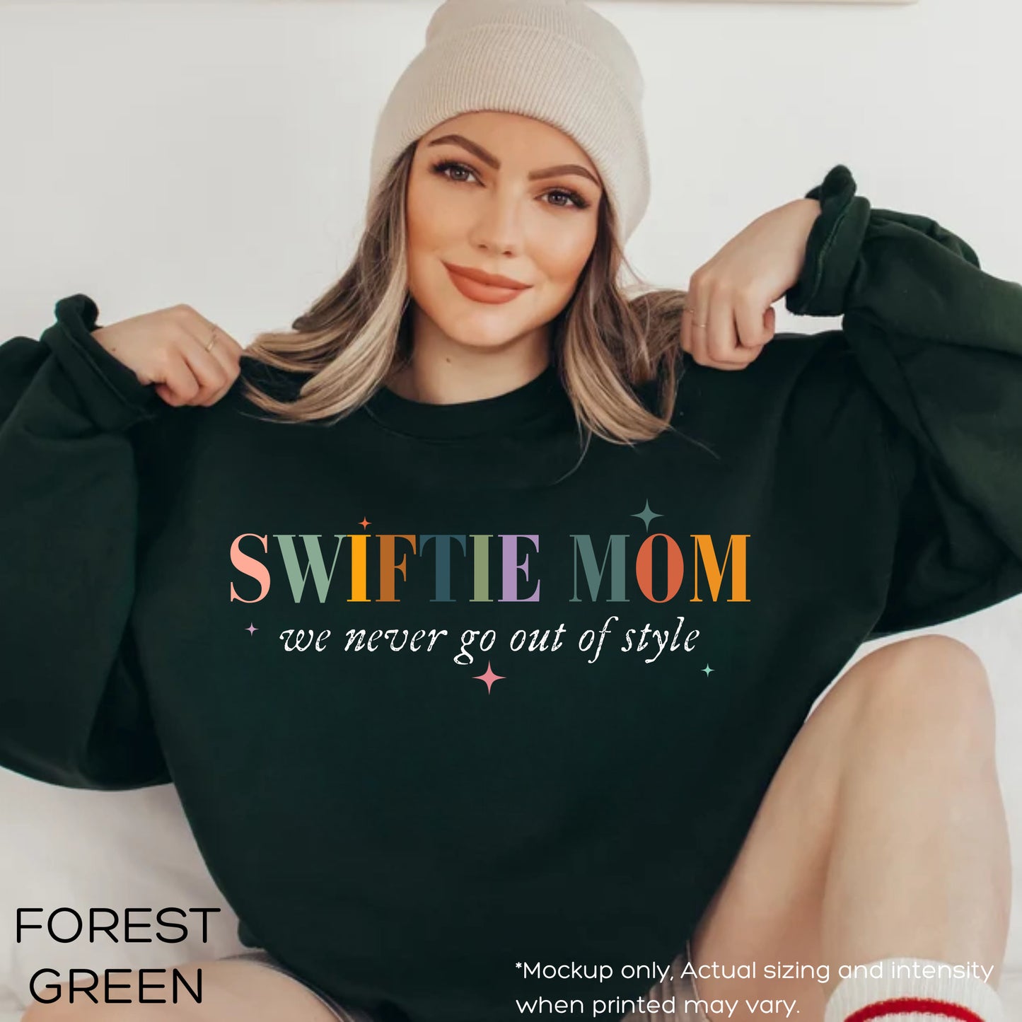 Swiftiee Mom We Never Go Out Of Style Shirt