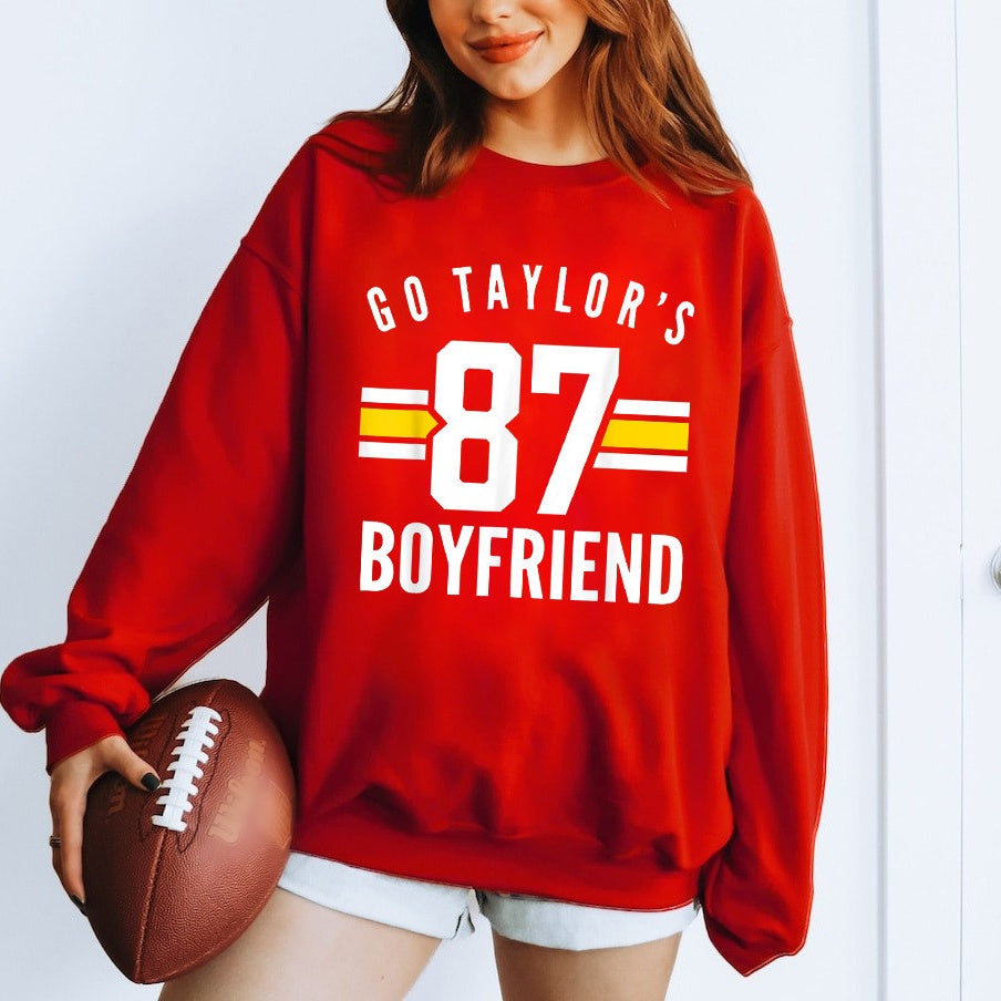 Go Taylor's Boyfriend Sweatshirt, Game Day Sweater