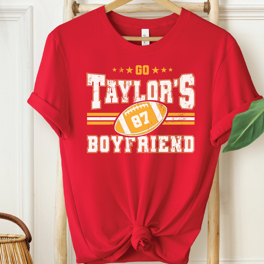 Go Boyfriend Shirt, Football Fans Shirt, Funny Football T-shirt