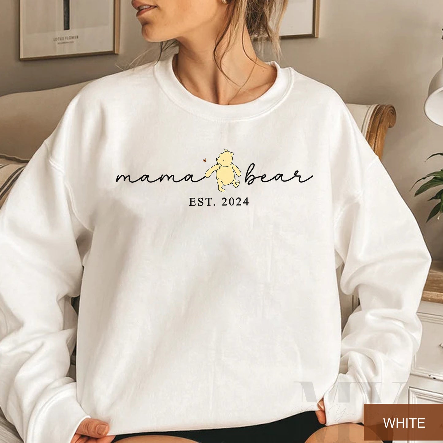 Personalized Mama Bear Winnie,Mothers Day Gifts