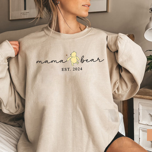 Personalized Mama Bear Winnie,Mothers Day Gifts