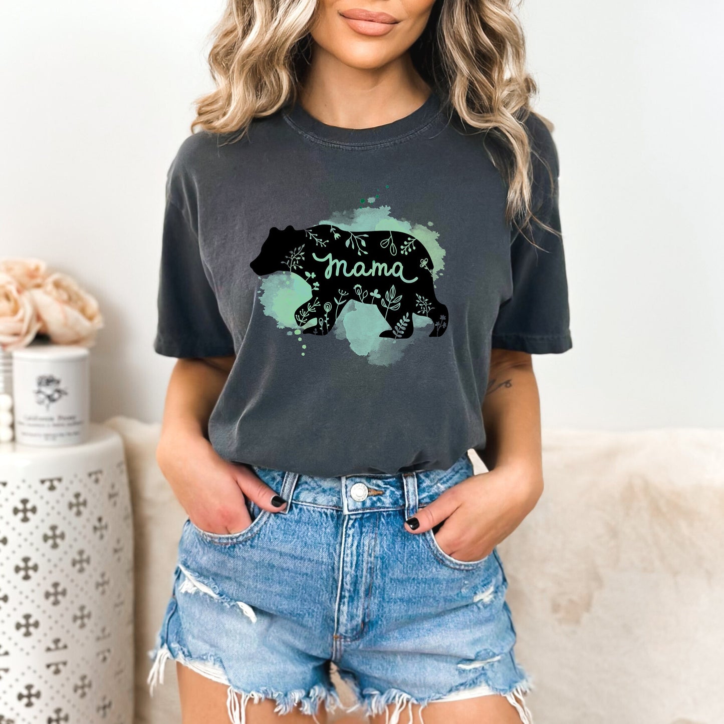 Mom Shirt, Cute Mama Bear Shirt