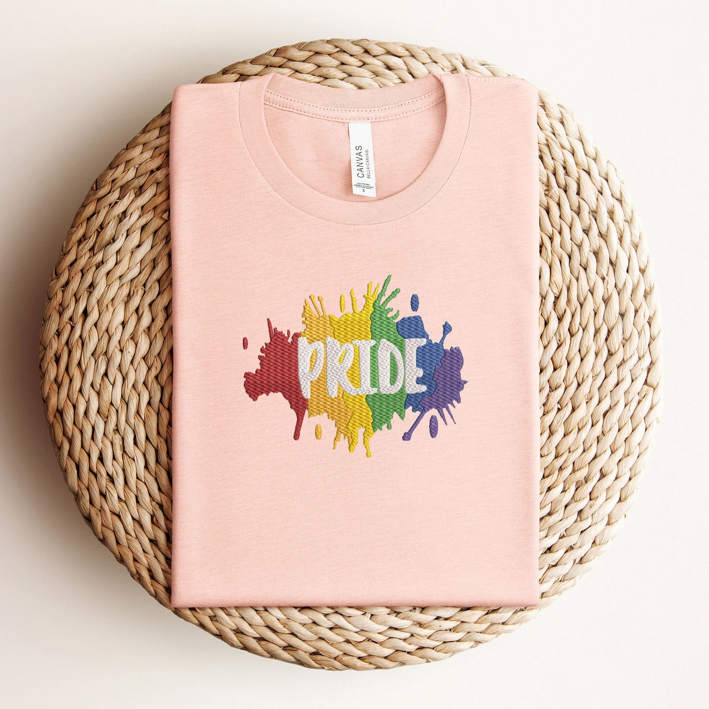 Embroidered Lgbt Shirt