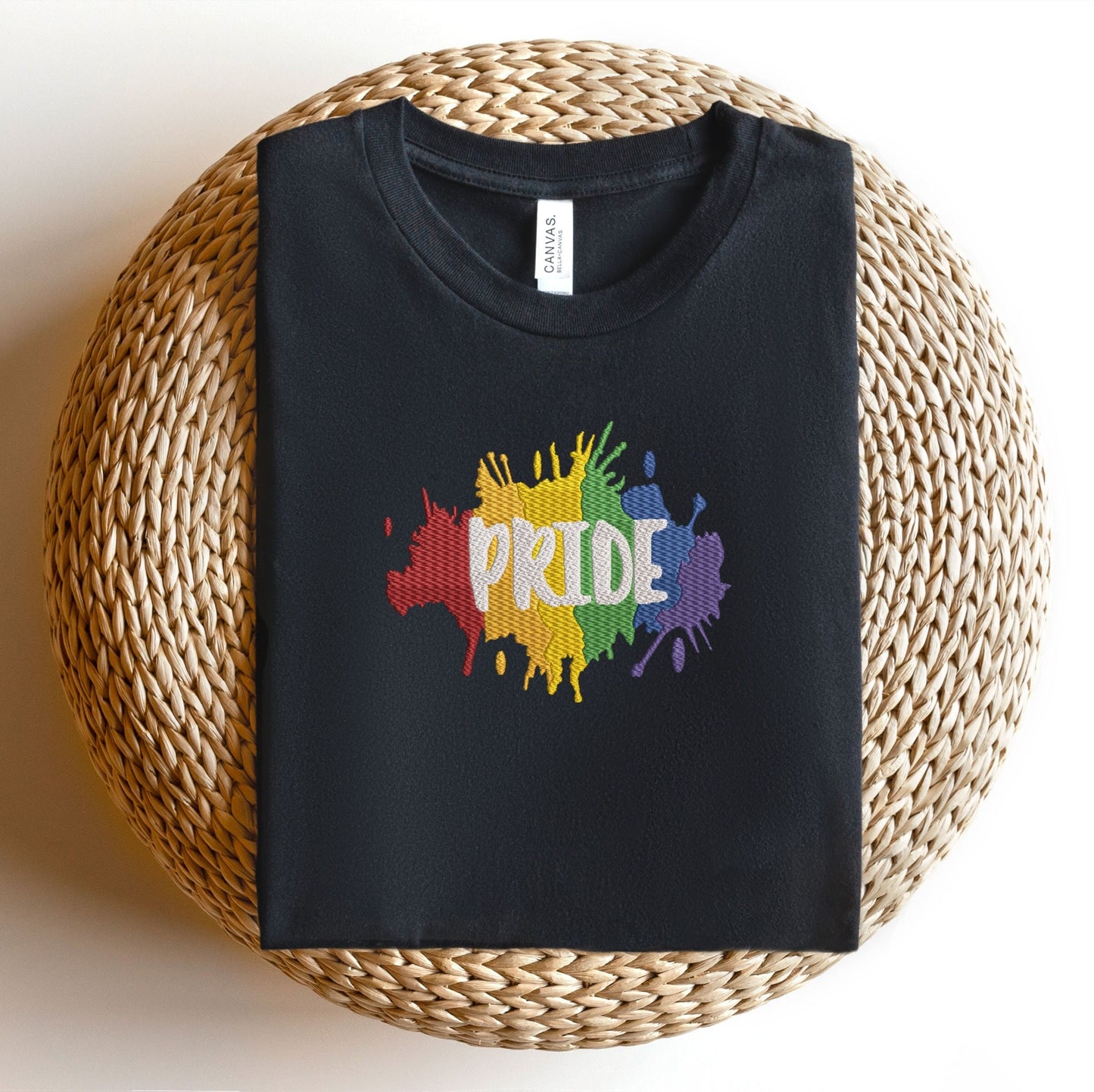 Embroidered Lgbt Shirt