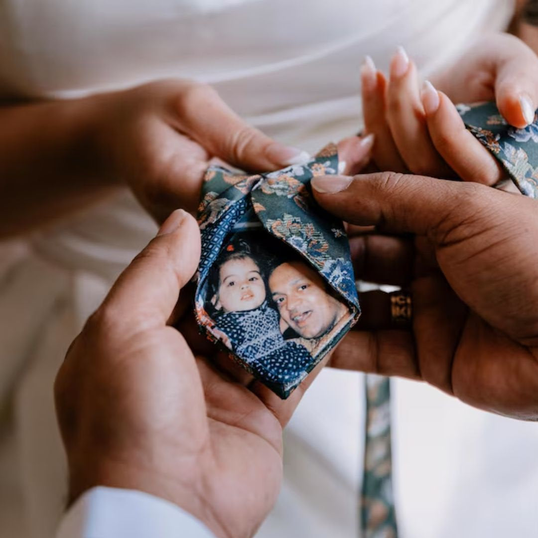 Personalized Picture Necktie:  Your Own Custom  Tie, Father's Day Gift