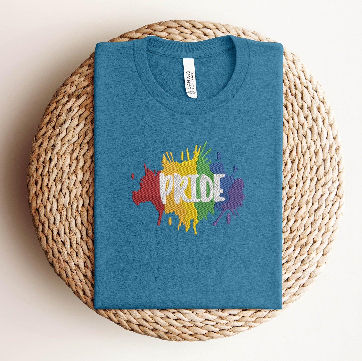 Embroidered Lgbt Shirt